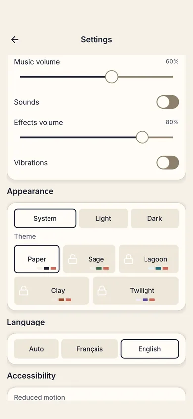 choosing a theme